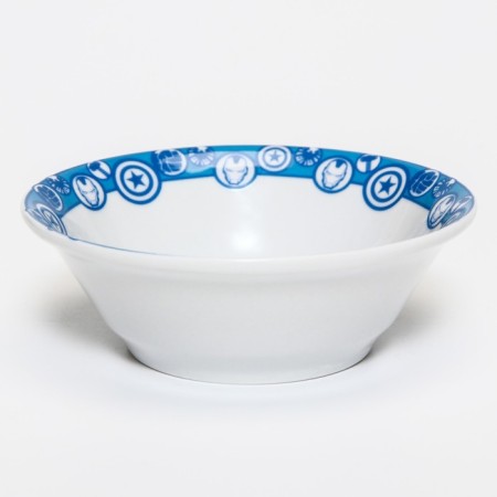 A set of ceramic dishes, 3 objects: plate Ø 16.5 cm, bowl Ø 14 cm, mug 200 ml, Avengers, Marvel-2