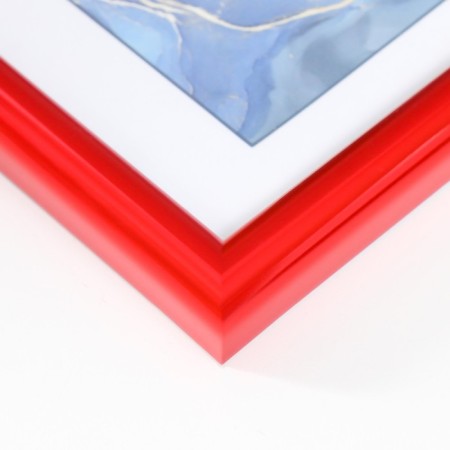 Photo frame plastic "Rainbow" 10x15 cm, red-2