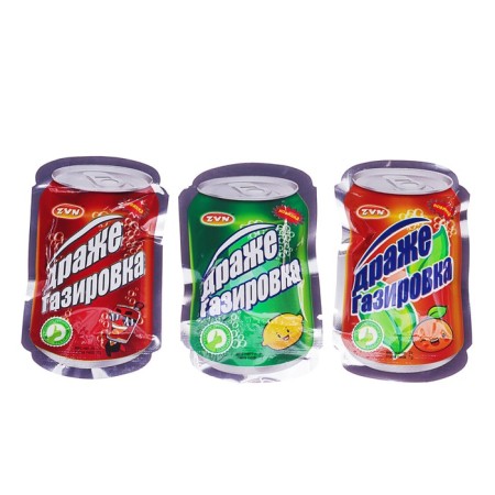 Caramel explosive "soda", with the taste of cola, orange, lemon, 7 g-3