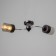 Estel chandelier 2he27 40W black-chromium 60x20x23 cm Bayerlux