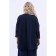 Cardigan female, size 52, blue color
