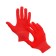 Garden gloves, x/b, with nylon thread, with PVC dots, size 8, red, Greengo