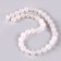Beads made of natural stone "White quartz" set 36 pcs., Size 1 pc. - 10 mm
