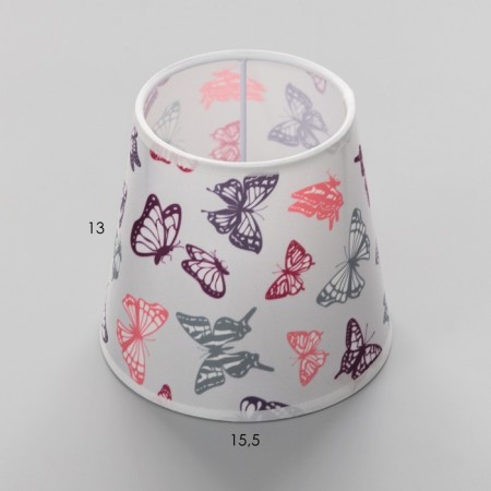 Universal lampshade "butterflies" E14 14x14x13cm-2