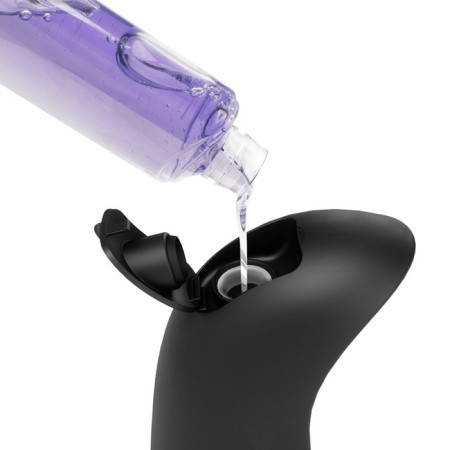 Dispenter for soap touch Umbra Emperor, 355 ml, black and white color-12