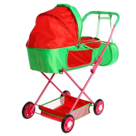Puppet stroller No. 4, red-green color-2