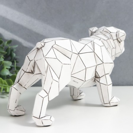Souvenir Polystone 3D "English bulldog" Bezh 15x11x28 cm-3