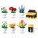 Designer "Flowers in a pot", 6 species, mix