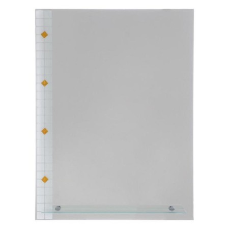 Mirror "Romb", with sandblasting graphics, wall, with a shelf, 45 × 60 cm-5