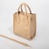 Bag Female Tout with zipper, beige color