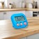 Antares kitchen timer on a magnet, with a table stand, electronic, 7 x 2 x 6.5 cm