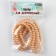 Glass beads, set 140 pcs., Size 1 pc. - 6 mm, beige color