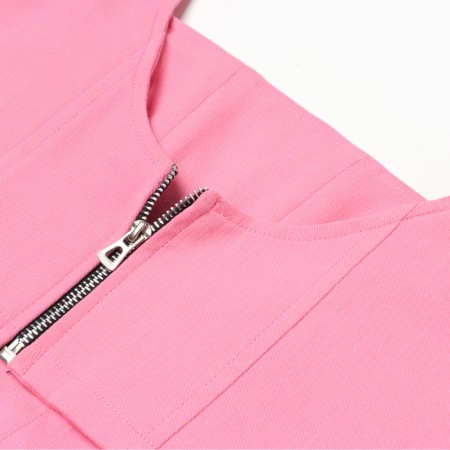 Top female denim Mist: Denim R.48, light pink-7