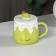 Ceramic mug "Delicate ice cream", 380 ml, color mix