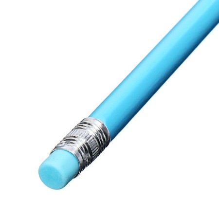 Pencil Chernographic Calligrata, HB, Eraser, Triangular Corps, Pastel, Blue-3