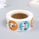 Stick Paper "Alpaki" d = 2.5 cm 500 pcs in a roll 3x6.5x6.5 cm