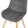 Dining stool Polini Home Verona SD, color gray-natural color