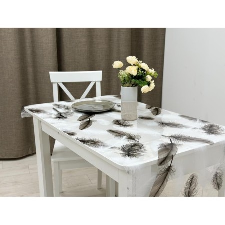 The adhesive transparent "feathers" Joy Home, 20x0.8 m, thickness 0.6 mm