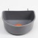 Plastic bowl in a cage and for carrying 250 ml, gray