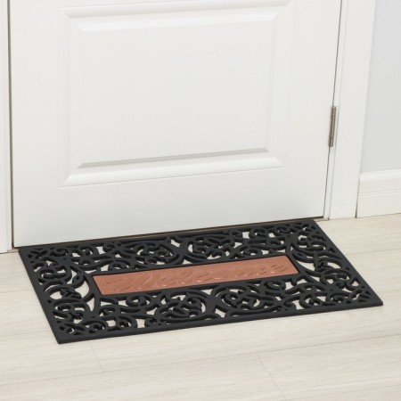 Rug The Hard Patriotic Dolyana "WelCome. Monogram ", 45 × 75 cm, black color-4