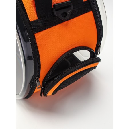 The folding bag is large, the oxford material, 42 x 30 x 25 cm, orange-6