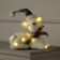 LED figure "Deer" 21 × 19 × 10 cm, phlock, batteries CR2032x2 (not in the kit), glow warm white