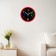 Watch Wall "Color Figures", D-20 cm, discrete move