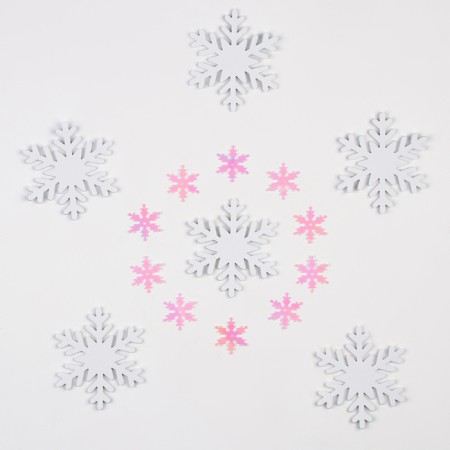 Decor "Snowflakes", white-2