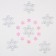 Decor "Snowflakes", white