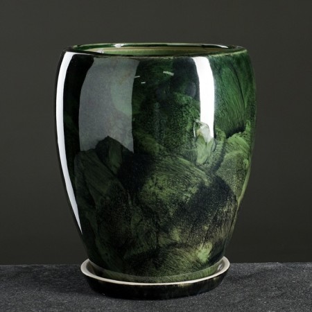 Set of pots 3 pcs. "Spring" green 15 l/ 5.5 l/ 1.5 l-1