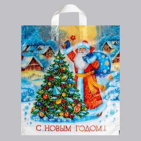 Package "Magic moment", plastic with a loop pen, 38x42 cm, 40 μm