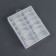 The upper forms for building in a container, 120 pcs, almonds, color transparent color
