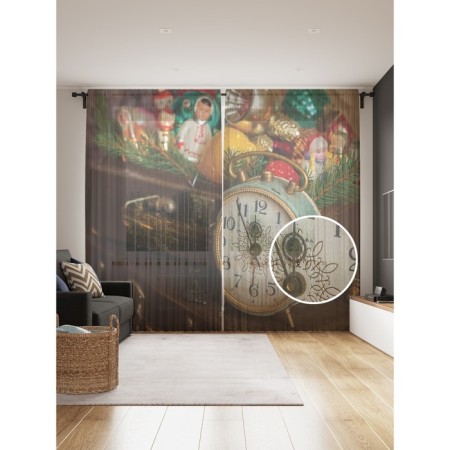 Photo "New Year knocks", size 145x265 cm, 2 pcs