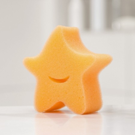 Body sponge children's “Asterisk”, 9 × 9 cm, mix-1