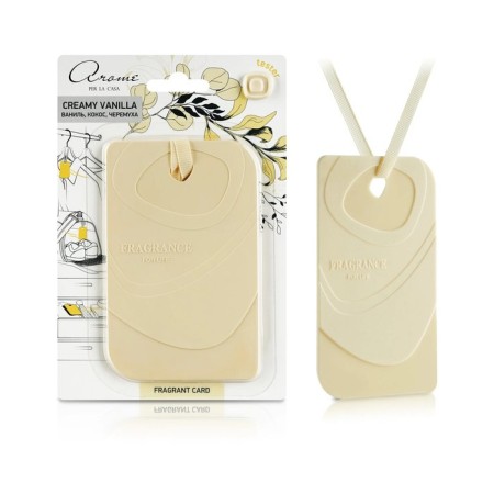 Ароматизатор подвесной FRAGRANT CARD Creamy vanilla