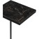 Coffee table Hercules Firetone Metal, black 30x34x62 cm