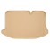 Ford fiesta trunk mat 2008-2015, 2015-, hb., Beige color