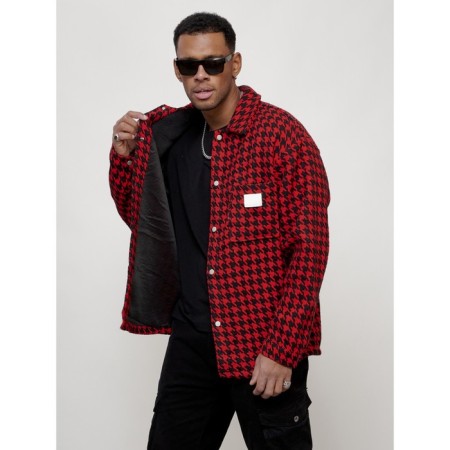 Male windbreaker, size 56, red color-5