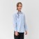Shirt for girls minku color light blue, height 128 cm