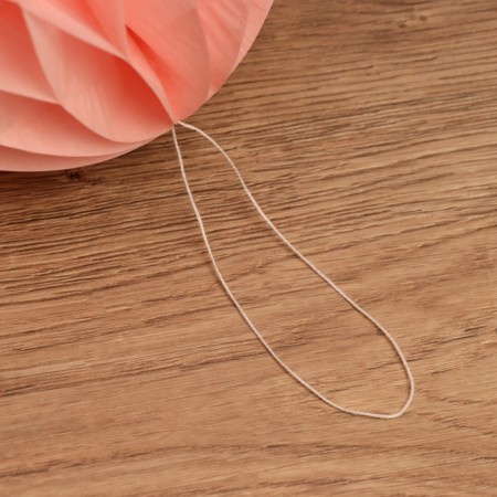 Ball paper decorative, diameter 20 cm, col. pink-1