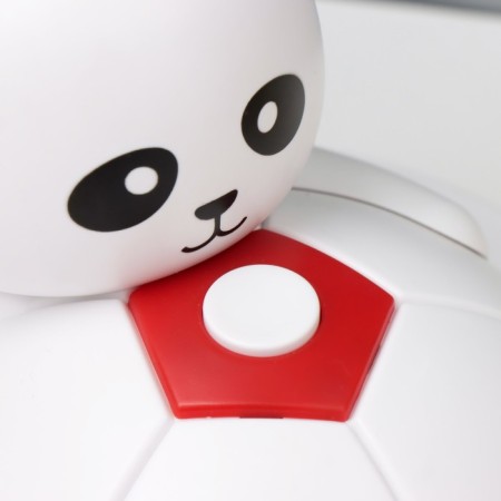 Blue table "Bear with the ball" LED white-red 14x15x48 cm Risalux-7