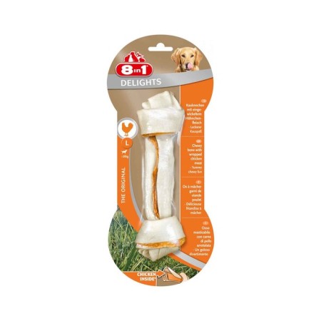 Bone 8in1 Delights L for large dogs, with chicken, 21 cm