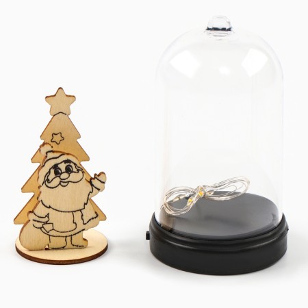 Set for creativity "New Year's nightlight: Santa Claus"-4
