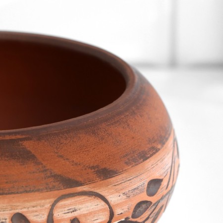 Angob pot for hot, 0.6l, 13 x 14 x 14cm-3