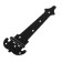 Loop arrow curly, ps-200-s, black matte color