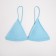 Female bathing top with triangular minaku cups, Blue size 44