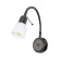 Spot Lettura 1x40W E14, dark chrome 9x7x25 cm