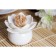 Lotus toothpick holder, white