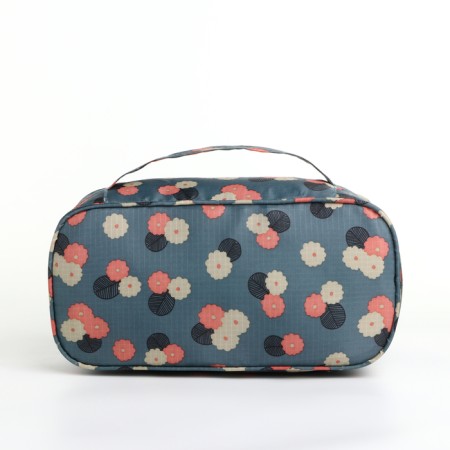 Cosmetic bag with lightning, blue color-2