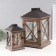 Climber tree "Lantern - shutters" aged set 2 pcs 25x25x41 16x16x27 cm